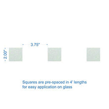 Load image into Gallery viewer, Glass Alert Distraction Markers-Glass Awareness Stickers for Glass Doors (Squares)