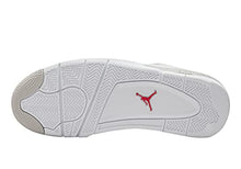 Load image into Gallery viewer, Nike Men's Air Jordan 4 Retro White Oreo, White/Tech Grey/Black/Fire Red, 7.5