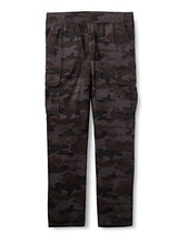 Load image into Gallery viewer, The Children's Place boys Pull On Cargo Pants, Night Camo, 7 husky
