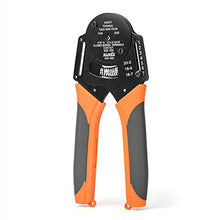 Load image into Gallery viewer, IWISS IWD-1620 Deutsch Size 16 Crimper, Solid Barrel Contact & Circular Connector Contacts Crimping Tool, 8 Indents Wire Crimper, AWG16 to AWG20