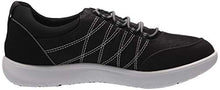 Load image into Gallery viewer, Clarks Women's Adella Holly, Black Textile, 10Medium