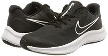 Load image into Gallery viewer, Nike Unisex-Child Star Runner 3 (GS) Sneaker (Black/White, Numeric_4)