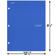 Load image into Gallery viewer, Five Star 4 Pocket Folders, 2 Pocket Folders plus 2 additional Pockets, Assorted Colors, 6 Pack (38056)
