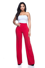 Load image into Gallery viewer, Women's J2 Love High Waist Bell Bottom Flare Pants, Large, Red