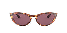 Load image into Gallery viewer, Ray-Ban Women's RB4314N Nina Sunglasses, Havana Red/Photochromic Violet, 54 mm