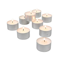 Load image into Gallery viewer, Stonebriar 6-7 Hour Long Burning Unscented Tea Light Candles, 200 Pack, White