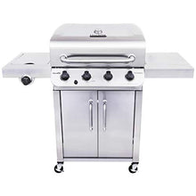 Load image into Gallery viewer, Char-Broil 463375919 Performance Stainless Steel 4-Burner Cabinet Style Liquid Propane Gas Grill