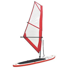 Load image into Gallery viewer, INLIFE Inflatable Stand Up Paddleboard with Sail Set Red and White