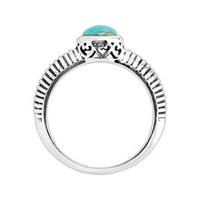 Load image into Gallery viewer, Silpada 'Blue Ridge' Reconstituted Mojave Turquoise Ring in Sterling Silver, Size 9