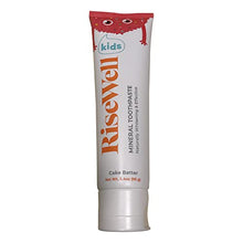 Load image into Gallery viewer, Natural Hydroxyapatite Toothpaste, RiseWell, Natural Toothpaste Without Fluoride, Remineralizing, Japanese Style Toothpaste, Made in The USA, 4 oz (Cake Batter - Kids, Single)