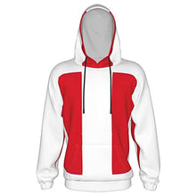 Load image into Gallery viewer, Peru Flag 1 Print Hoodies Kids 3D Print Sweatshirts Long Sleeve Pullover Hoodies with Pocket for Teen Boys and Girls Black