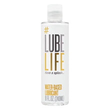 Load image into Gallery viewer, #LubeLife Water-Based Personal Lubricant, Lube for Men, Women and Couples, Non-Staining, 8 Fl Oz
