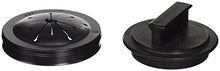 Load image into Gallery viewer, WASTE KING Moen 1025 AMC Kitchen Products EZ Mount Garbage Disposal Stopper and Splash Guard, Black