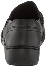 Load image into Gallery viewer, Clarks Women's Cora BraidShoe Loafer, Black Leather, 9