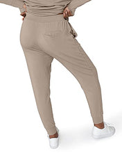 Load image into Gallery viewer, Kindred Bravely Bamboo Maternity & Postpartum Joggers | Maternity Lounge Pants for Women (Stone, XX-Large)