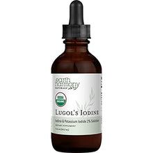 Load image into Gallery viewer, Organic Lugol's Iodine, Iodine and Potassium Iodide 2% Solution 3000 mcg - Liquid Supplement Drops for Thyroid Support for Women & Men, Metabolism Health, Detox Boost - Non-GMO, 395 Servings (2 Oz)