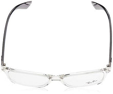 Load image into Gallery viewer, Ray-Ban unisex adult Rx7047 Prescription Eyeglass Frames, Transparent/Demo Lens, 54 mm US
