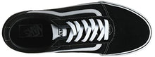 Load image into Gallery viewer, Vans Women's WM Ward Sneaker, Black ((Suede/Canvas) Black/White Iju), 7