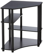 Load image into Gallery viewer, FURINNO Turn-N-Tube Space Saving, Corner Desk, Espresso/Black
