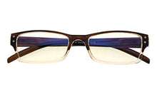 Load image into Gallery viewer, Anti Blue Rays Reduce Eyestrain and Headache Eyeglasses Computer Reading Glasses(Brown-Clear) +3.0