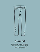 Load image into Gallery viewer, Amazon Essentials Men's Slim-Fit Wrinkle-Resistant Flat-Front Chino Pant, Black, 32W x 30L