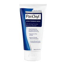 Load image into Gallery viewer, PanOxyl Acne Foaming Wash Benzoyl Peroxide 10% Maximum Strength Antimicrobial, 5.5 Oz