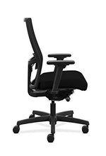 Load image into Gallery viewer, The HON Company HON Ignition 2.0 Mid-Back Adjustable Lumbar Work Mesh Computer Chair for Office Desk, Black Fabric (HONI2M2AMLC10TK)