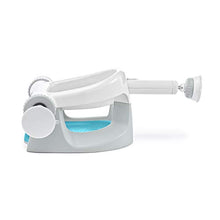 Load image into Gallery viewer, Summer My Bath Seat Soft Support (Aqua ) – Contoured Bath Seat for Children Transitioning to the Adult Bathtub – Features Drain Holes, Sure & Secure Suction Cups, and Spacious Open-Side Design