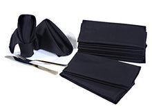 Load image into Gallery viewer, Ruvanti Kitchen Cloth Napkins 12 Pack 18 X 18 Inch Dinner Napkins Soft, Comfortable, Reusable Napkins,Durable Linen Napkins, Perfect Table Napkins, Sky Blue Napkins for Dinners, Parties & Weddings.