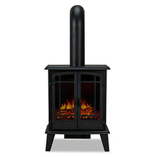 Load image into Gallery viewer, Real Flame Foster Stove Electric Fireplace, Black