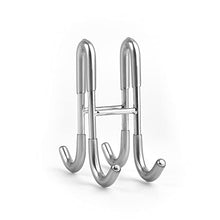 Load image into Gallery viewer, Gmtglla Shower Glass Door Hook,304 Stainless Steel Towel Hook for Bathroom Frameless Glass Shower Door Rack, Shower Squeegee Hooks (Silver-1 Pack)