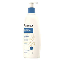 Load image into Gallery viewer, Aveeno Skin Relief Fragrance-Free Moisturizing Lotion for Sensitive Skin, with Natural Shea Butter & Triple Oat Complex, Unscented Therapeutic Body Lotion for Itchy, Extra-Dry Skin, 18 fl. oz