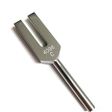 Load image into Gallery viewer, SINYI Angel Tuning Forks Set for Healing - 4096 Hz 4160 Hz 4225 with Wooden Hammers Triker, Velvet storage bag and Cleaning Cloth