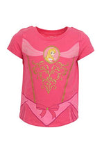 Load image into Gallery viewer, Disney Princess Little Girls 5 Pack T-Shirt Blue/Pink/Yellow 6-6X