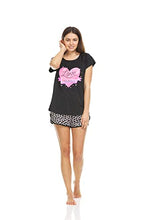Load image into Gallery viewer, PURE CHAMP Sleepwear Pajama Set for Women – 4-Pcs Shorts and Shirt Pj Womens Sleepwear