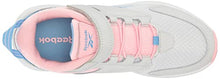Load image into Gallery viewer, Reebok Girls Road Supreme 3.0 Running Shoe, Pure Grey/Pink Glow/Essential Blue, 13.5 Little Kid