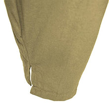 Load image into Gallery viewer, perdontoo Men's Linen Cotton Loose Fit Casual Lightweight Elastic Waist Summer Pants (X-Large, Olive)