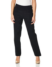 Load image into Gallery viewer, Briggs New York Women's Super Stretch Millennium Welt Pocket Pull on Career Pant, Navy, 18