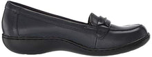 Load image into Gallery viewer, Clarks womens Ashland Lily Loafer, Navy Leather, 8.5 US