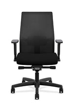 Load image into Gallery viewer, The HON Company HON Ignition 2.0 Mid-Back Adjustable Lumbar Work Mesh Computer Chair for Office Desk, Black Fabric (HONI2M2AMLC10TK)