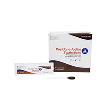 Load image into Gallery viewer, Povidone Iodine-Style: Single Swabsticks - UOM = Pack of 50