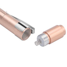 Load image into Gallery viewer, CAVN Pen Light with Pupil Gauge LED Penlight for Nurses Doctors, 2 Pcs Reusable Medical Penlight for Nursing Students Rose Gold and White