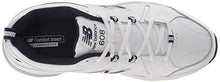 Load image into Gallery viewer, New Balance Men's 608 V5 Casual Comfort Cross Trainer, White/Navy, 10.5 M US