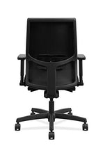 Load image into Gallery viewer, The HON Company HON Ignition 2.0 Mid-Back Adjustable Lumbar Work Mesh Computer Chair for Office Desk, Black Fabric (HONI2M2AMLC10TK)