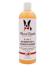 Load image into Gallery viewer, Warren London 2in1 Pet Shampoo and Conditioner for Dogs, Puppys, & Cats | Best Dog Shampoo and Conditioner for Dry Itchy Skin | Dandruff Shampoo for Dogs | Made in USA | 17oz