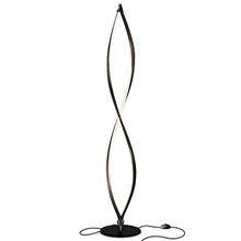 Load image into Gallery viewer, Brightech Twist - Modern LED Spiral Floor Lamp for Living Room Bright Lighting - Built in Dimmer for Bedroom Ambience Or TV Soft Light - Futuristic Indoor Pole Lamp for Offices - Black