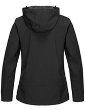Load image into Gallery viewer, Little Donkey Andy Women's Waterproof Shell Jacket Hooded Breathable Windbreaker Rain Coat for Hiking, Black X-Small