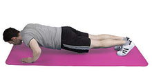 Load image into Gallery viewer, Mind Reader NBRMAT-PNK All Purpose 1/2 Extra Thick Yoga Fitness & Exercise Mats with Carrying Strap, High Density Anti-Tear, Pink