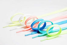 Load image into Gallery viewer, 6 Packs Luminous Shoelace Athletic Sport Flat Shoe Laces Glow In The Dark Night