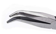 Load image into Gallery viewer, SATA Straight Body Double x-Pliers, with Green Handles & A Long-Nose Design for Access in Tight Spaces - ST70711, 45° Tip